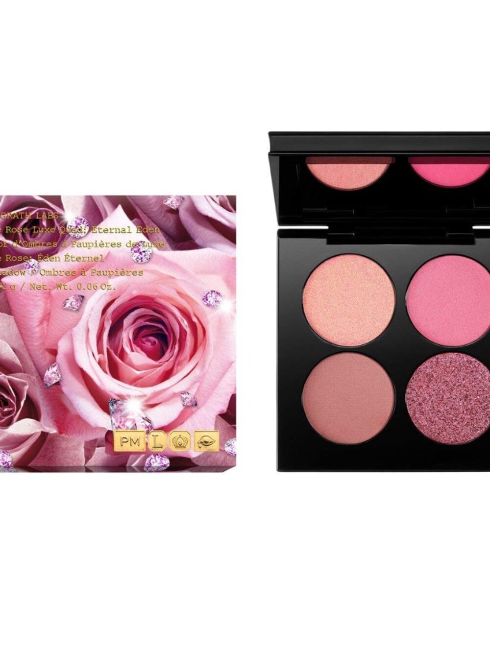 NEW Limited Edition Pat McGrath Divine Rose Luxe Quad : Eternal Eden